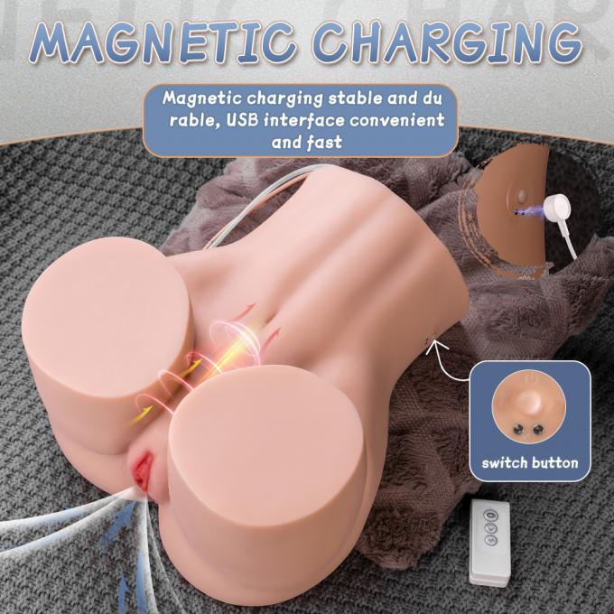 Remote Control TPR Vibrating Sucking Ass Masturbator 24lb Automatic Big Butt Masturbator