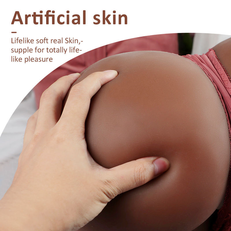Handcrafted Realistic Ass Masturbator Xise Tan Skin Huge Butt 19 Inch For Men Pleasure