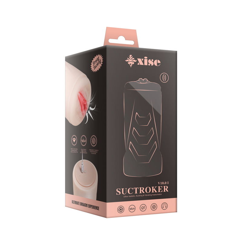 Automatic Sucking Innovative Sex Vibrating Vagina Toy With Realistic 5 Modes Suction Masturbator