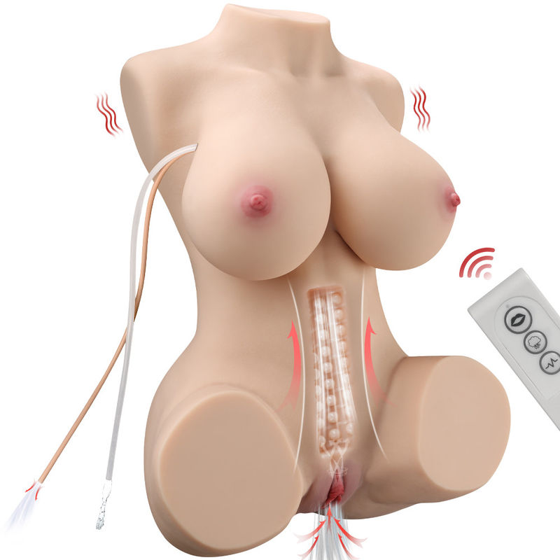 Xise Britney 13.5kg Sucking Vibrating Sex Doll Popular Female Body Doll 5 Modes Vibration 5 Modes Sucking Vagina Doll