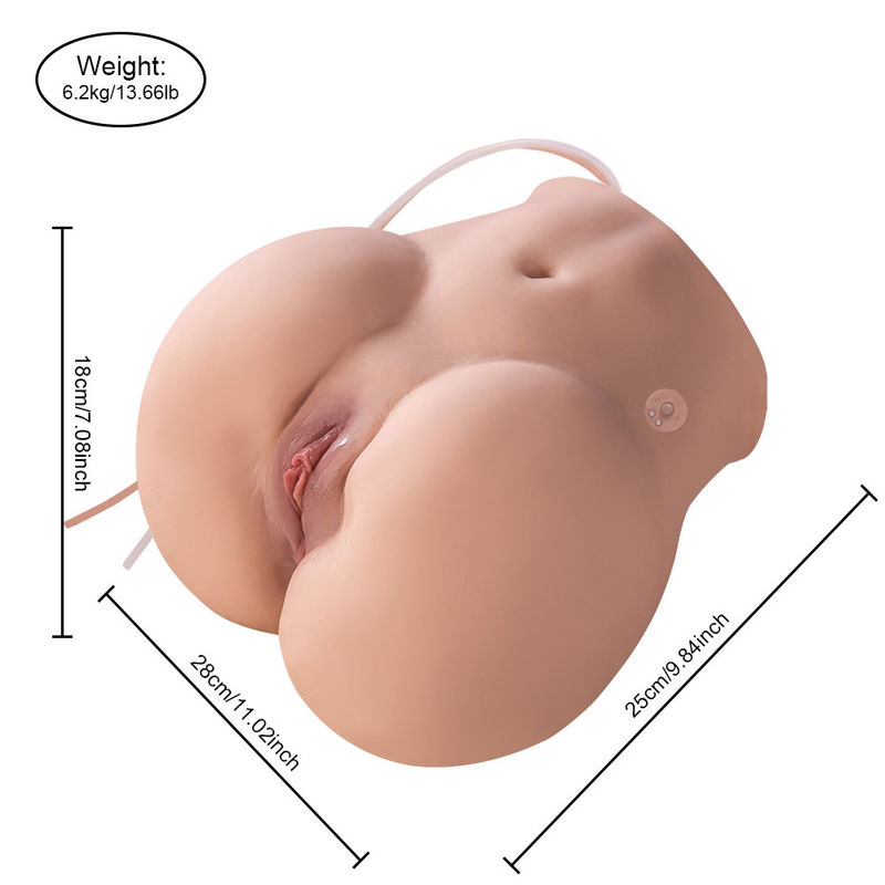 Xise 6.2 kg Sucking And Vibrating Cute Ass 2 In 1 Function Soft material Real Ass Masturbator
