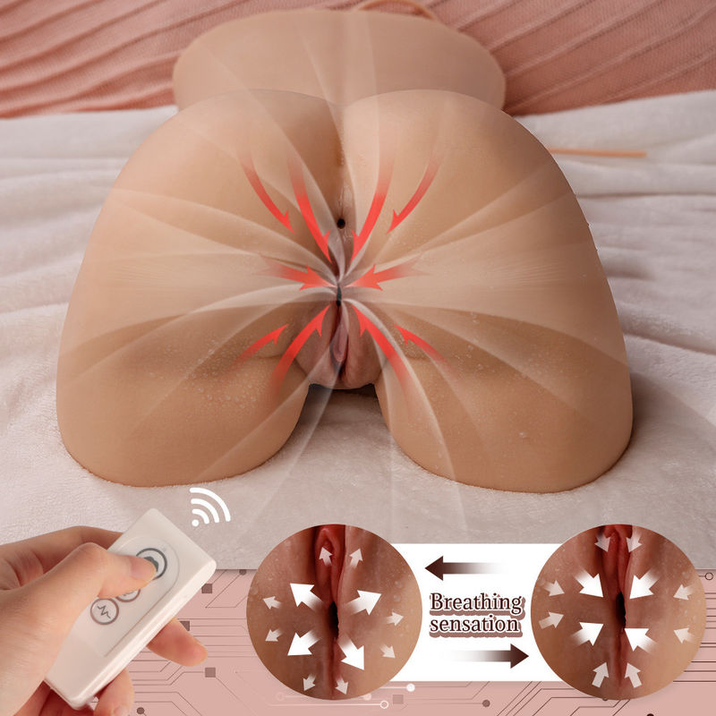 XISE Hot Selling 7.7 kg sucking and vibrating Ass masturbator Remote control Automatic drainage sexy doll vagina ass
