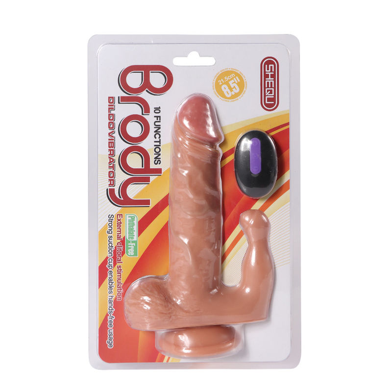 Luxury Vibrating Dildo With G-Spot Stimulation Wireless Remote Control Brand Packaging